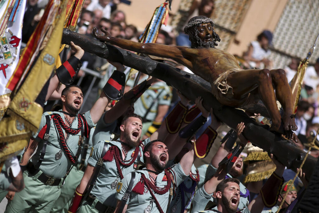 procesion del cristo de mena en málaga